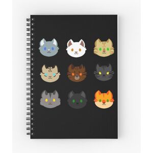 Famgem Thunderclan A5 Spiral Notebook - 120 Pages, Opens Flat, Premium White Paper, Cut Famgem Thunderclan A5 Spiral Notebook - 120 Pages, Opens Flat, Premium White Paper, Cut