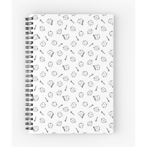 Famgem Spiral Notebook Funny teeth. Cute tooth art. Dentist pattern design. A5 120 Page Famgem Spiral Notebook Funny teeth. Cute tooth art. Dentist pattern design. A5 120 Page
