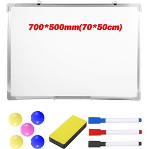 Unbranded 700 x 500mm Whiteboard Magnetic Board Dry Wipe Office Home School Unbranded 700 x 500mm Whiteboard Magnetic Board Dry Wipe Office Home School