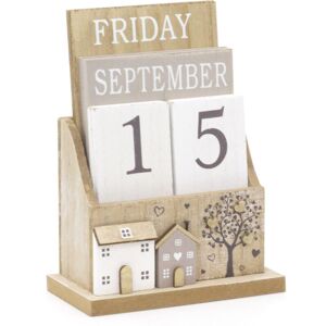 Carousel Shabby Chic Wooden Perpetual Calendar Desk Calendar Flip Calendar Desktop Calend Carousel Shabby Chic Wooden Perpetual Calendar Desk Calendar Flip Calendar Desktop Calend