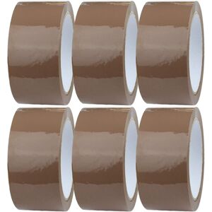 MantraRaj (48mm X 66m) 6 X Brown Packaging Tape Rolls Packaging Tape for Packing Parcels, MantraRaj (48mm X 66m) 6 X Brown Packaging Tape Rolls Packaging Tape for Packing Parcels,