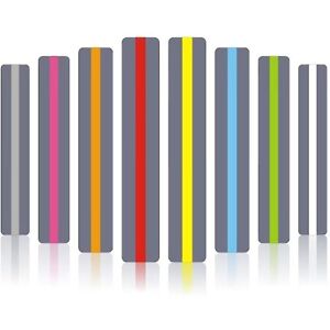 Unbranded 16 Pcs Reading Ruler, Dyslexia Guided Reading Strip, Colored Highlight Reading R Unbranded 16 Pcs Reading Ruler, Dyslexia Guided Reading Strip, Colored Highlight Reading R