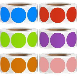Unbranded 3000 Pieces Removable Color Code Dot Round Sticker Rolls Adhesive Circle Dot Sti Unbranded 3000 Pieces Removable Color Code Dot Round Sticker Rolls Adhesive Circle Dot Sti