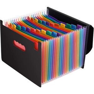 Unbranded 24 Compartment Folder Storage Folder With Lid A4 Administrative Paper Folder Unbranded 24 Compartment Folder Storage Folder With Lid A4 Administrative Paper Folder