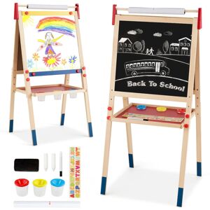 Casart 3 in 1 Double Sided Kids Easel Adjustable Chalkboard & Whiteboard Casart 3 in 1 Double Sided Kids Easel Adjustable Chalkboard & Whiteboard