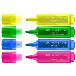 Faber Castell Textliner Ice Highlighter (Wallet of 4) Faber Castell Textliner Ice Highlighter (Wallet of 4)