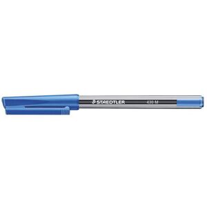 Staedtler Medium Stick Ballpoint Pen 430 100pcs - Blue Staedtler Medium Stick Ballpoint Pen 430 100pcs - Blue