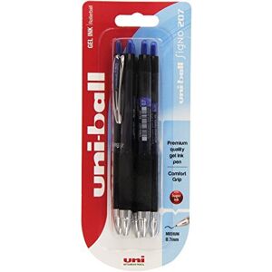 Uni-Ball Signo Gel UMN-207 Retractable Rollerball Pens - Blue, Pack of 5 Uni-Ball Signo Gel UMN-207 Retractable Rollerball Pens - Blue, Pack of 5