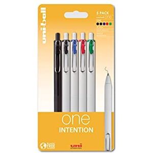 Uni-Ball On Point One Intention UMN-S-05 Retractable Gel Pens. Premium 0.5mm Rollerball T Uni-Ball On Point One Intention UMN-S-05 Retractable Gel Pens. Premium 0.5mm Rollerball T