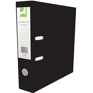 Q-Connect 70mm Lever Arch File Polypropylene A4 Black (Pack of 10) Q-Connect 70mm Lever Arch File Polypropylene A4 Black (Pack of 10)