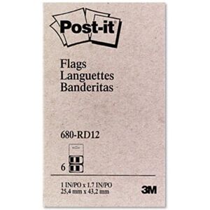 3M 680RD12 Marking Flags in Dispensers Red 50 Flags/Dispenser 12 Dispensers P 3M 680RD12 Marking Flags in Dispensers Red 50 Flags/Dispenser 12 Dispensers P