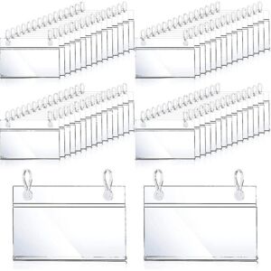 Unbranded 50pcs Plastic Label Holders Price Tag Ticket Hanger Clips Unbranded 50pcs Plastic Label Holders Price Tag Ticket Hanger Clips