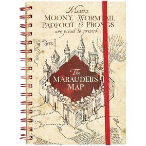 Harry Potter Marauders Map A5 Wirebound Notebook Harry Potter Marauders Map A5 Wirebound Notebook