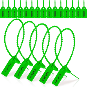 Unbranded 1000 Pcs Plastic Tamper Seals Tags Green Unbranded 1000 Pcs Plastic Tamper Seals Tags Green