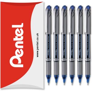 (Blue) Pentel Energel BL27 Liquid Gel Ink Rollerball Pen - 0.7mm - Pack of 6 in (Blue) Pentel Energel BL27 Liquid Gel Ink Rollerball Pen - 0.7mm - Pack of 6 in