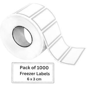 Shazeel Freezer Labels Easy Peel Off 1000 Pcs White Plain Removeable Frozen Food Shazeel Freezer Labels Easy Peel Off 1000 Pcs White Plain Removeable Frozen Food