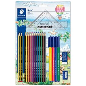 Staedtler 61 SET42 Noris Colour Pencil - Set of 20 Pieces Including HB Pencils, Fibre-Tip Staedtler 61 SET42 Noris Colour Pencil - Set of 20 Pieces Including HB Pencils, Fibre-Tip