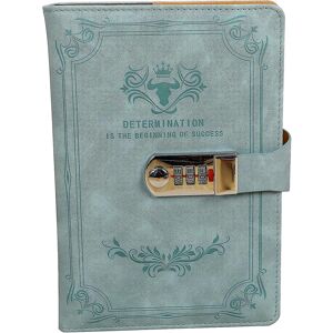 Unbranded (Blue) Diary With Lock Pu Leather Password Lock Notebook Lockable Journal For Unbranded (Blue) Diary With Lock Pu Leather Password Lock Notebook Lockable Journal For