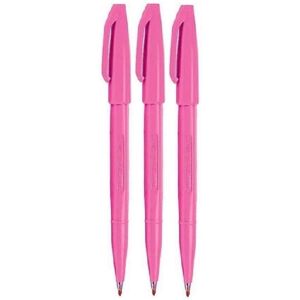 Pentel Pink Original Sign Pen S520 Fibre Tip Marker Pens Colour Fineliner 2mm Nib 1mm L Pentel Pink Original Sign Pen S520 Fibre Tip Marker Pens Colour Fineliner 2mm Nib 1mm L