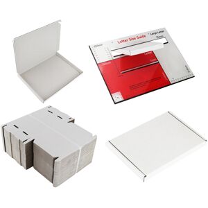 MEG4TEC 20 Pack White Cardboard Shipping Boxes C5 A5 PIP Large Letter Postal Mailing Box MEG4TEC 20 Pack White Cardboard Shipping Boxes C5 A5 PIP Large Letter Postal Mailing Box