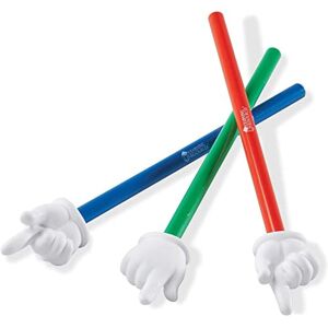 Learning Resources Hand Pointers Set of 3 Ages 3+ Assorted Colors Learning Resources Hand Pointers Set of 3 Ages 3+ Assorted Colors
