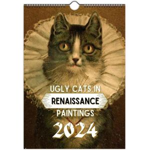 Unbranded Europe Ugly Cats In Renaissance Painting 2024, Monthly Wall Hanging Calendar Unbranded Europe Ugly Cats In Renaissance Painting 2024, Monthly Wall Hanging Calendar