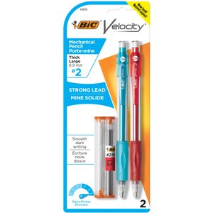 BIC Velocity Original Mechanical Pencil Thick Point (0.9mm) 2-Count BIC Velocity Original Mechanical Pencil Thick Point (0.9mm) 2-Count