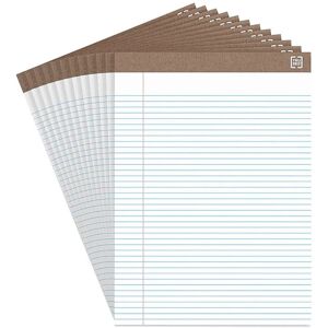 Staples TRU RED Notepads 8.5 x 11.75 Inch Narrow Ruled Legal Pads Writing Pad fo Staples TRU RED Notepads 8.5 x 11.75 Inch Narrow Ruled Legal Pads Writing Pad fo
