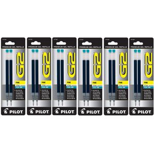 Value Pack of 6 - Pilot G2 Gel Ink Refills for Rolling Ball Pen Fine Point Tea Value Pack of 6 - Pilot G2 Gel Ink Refills for Rolling Ball Pen Fine Point Tea