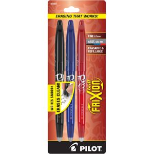Pilot FriXion Ball Erasable & Refillable Gel Ink Pens Fine Point 0.7 mm Pack Pilot FriXion Ball Erasable & Refillable Gel Ink Pens Fine Point 0.7 mm Pack