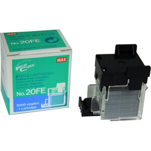 Max Power Max 20FE Flat Clinch Stapler Cartridge For use with EH20F Flat Clinch Stapler Ca Max Power Max 20FE Flat Clinch Stapler Cartridge For use with EH20F Flat Clinch Stapler Ca
