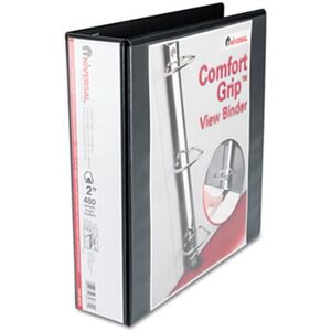 Universal Comfort Grip Deluxe Plus D-Ring View Binder 2'' Capacity Universal Comfort Grip Deluxe Plus D-Ring View Binder 2'' Capacity