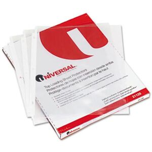 Universal Top-Load Poly Sheet Protectors- Heavy Gauge- Clear- 50-Box Universal Top-Load Poly Sheet Protectors- Heavy Gauge- Clear- 50-Box