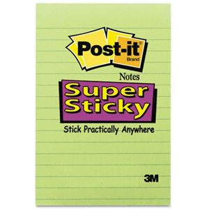3M Super Sticky Ultra Notes 4 x 6 Five Colors Three 90-Sheet Pads Pack 3M Super Sticky Ultra Notes 4 x 6 Five Colors Three 90-Sheet Pads Pack