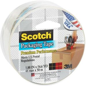 3M Packaging Tape Heavy Duty, Clear - 1.88 in. x 54.6 yards 3M Packaging Tape Heavy Duty, Clear - 1.88 in. x 54.6 yards