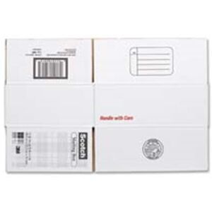 3M Mailing Box- Size C- Labels Included- 14in.x10in.x5-.50in.- White 3M Mailing Box- Size C- Labels Included- 14in.x10in.x5-.50in.- White