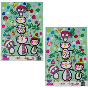 Carousel Home Pack of 2 Penguin Christmas Tree Advent Calendar Card Christmas Advent Calenda Carousel Home Pack of 2 Penguin Christmas Tree Advent Calendar Card Christmas Advent Calenda