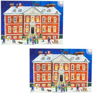 Carousel Home Pack of 2 Country House Christmas Advent Calendar Cards Christmas Advent Calen Carousel Home Pack of 2 Country House Christmas Advent Calendar Cards Christmas Advent Calen