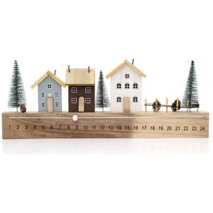 Carousel Home Townhouse Christmas Advent Calendar Wooden 24-Day Countdown To Christmas Calen Carousel Home Townhouse Christmas Advent Calendar Wooden 24-Day Countdown To Christmas Calen