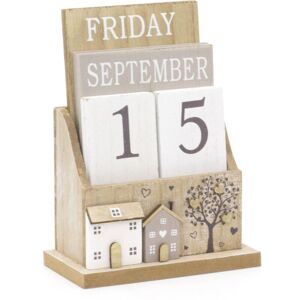 Carousel Shabby Chic Wooden Perpetual Calendar Desk Calendar Flip Calendar Desktop Ca Carousel Shabby Chic Wooden Perpetual Calendar Desk Calendar Flip Calendar Desktop Ca