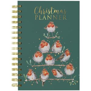 Wrendale Designs by Hannah Dale - Rockin? Robin - Christmas Planner - 210mm by 1 Wrendale Designs by Hannah Dale - Rockin? Robin - Christmas Planner - 210mm by 1