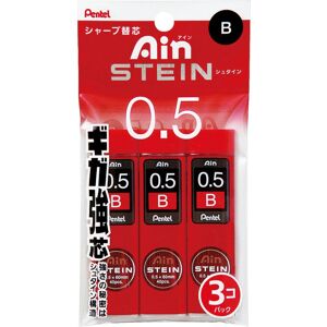 Pentel Ain Stein Mechanical Pencil Lead 0.5mm B 40 Leads x 3 Pack (X Pentel Ain Stein Mechanical Pencil Lead 0.5mm B 40 Leads x 3 Pack (X