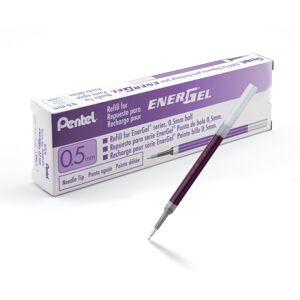 Pentel Refill Ink For EnerGel Gel Pen (0.5mm) Needle Tip Violet Ink Box of 12 Pentel Refill Ink For EnerGel Gel Pen (0.5mm) Needle Tip Violet Ink Box of 12