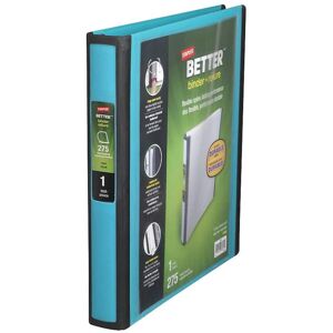 NIETJES STAPLES Better 1-Inch D 3-Ring View Binder - Holds up to 275 Sheets Heavy Duty NIETJES STAPLES Better 1-Inch D 3-Ring View Binder - Holds up to 275 Sheets Heavy Duty