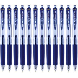 Uni-Ball Signo Retractable Gel Pens Ultra Micro Point 0.38mm Blue 12 Count Uni-Ball Signo Retractable Gel Pens Ultra Micro Point 0.38mm Blue 12 Count