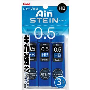 Pentel Ain Stein Mechanical Pencil Lead 0.5mm HB 40 Leads x 3 Pack (XC275HB-3P Pentel Ain Stein Mechanical Pencil Lead 0.5mm HB 40 Leads x 3 Pack (XC275HB-3P