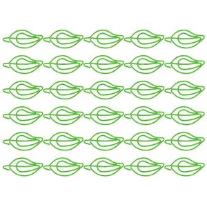 Kricely (As show, One size) 30pcs Paper Clips Leaf Paperclips Cute Paper Memo Clips Docu Kricely (As show, One size) 30pcs Paper Clips Leaf Paperclips Cute Paper Memo Clips Docu