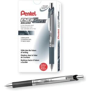 Pentel EnerGize Mechanical Pencil (0.7mm) Black Accents Box of 12 (PL77A) Pentel EnerGize Mechanical Pencil (0.7mm) Black Accents Box of 12 (PL77A)