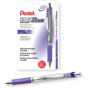 Pentel EnerGize Mechanical Pencil (0.7mm) Violet Accents Box of 12 (PL77V) Pentel EnerGize Mechanical Pencil (0.7mm) Violet Accents Box of 12 (PL77V)