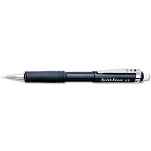 Pentel Twist-Erase III Automatic Pencil PENCIL TWST-ERS 3 .5MM BK Pack of20 Pentel Twist-Erase III Automatic Pencil PENCIL TWST-ERS 3 .5MM BK Pack of20